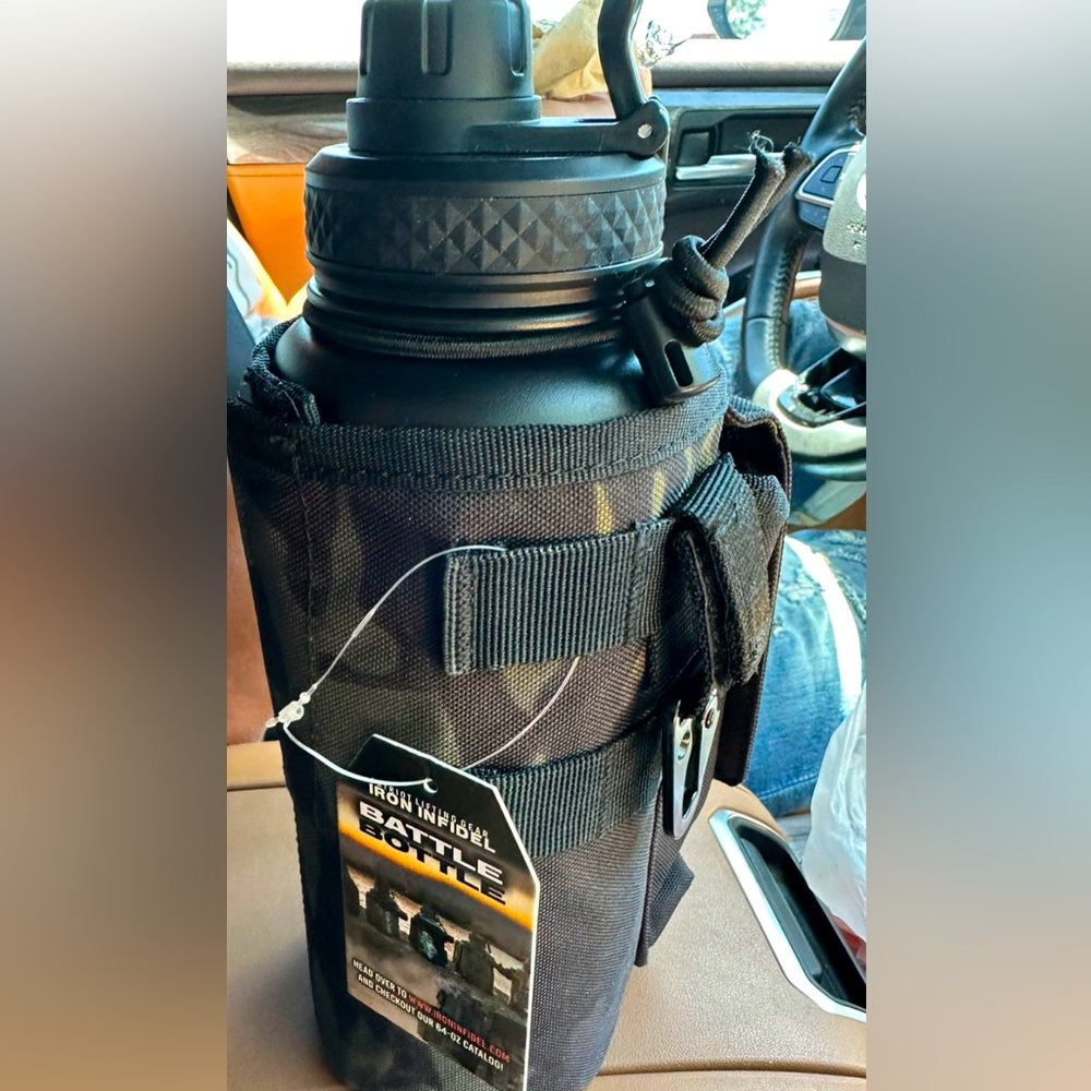Iron Infidel Battle Bottle - Half Gallon Insulated Water Bottle